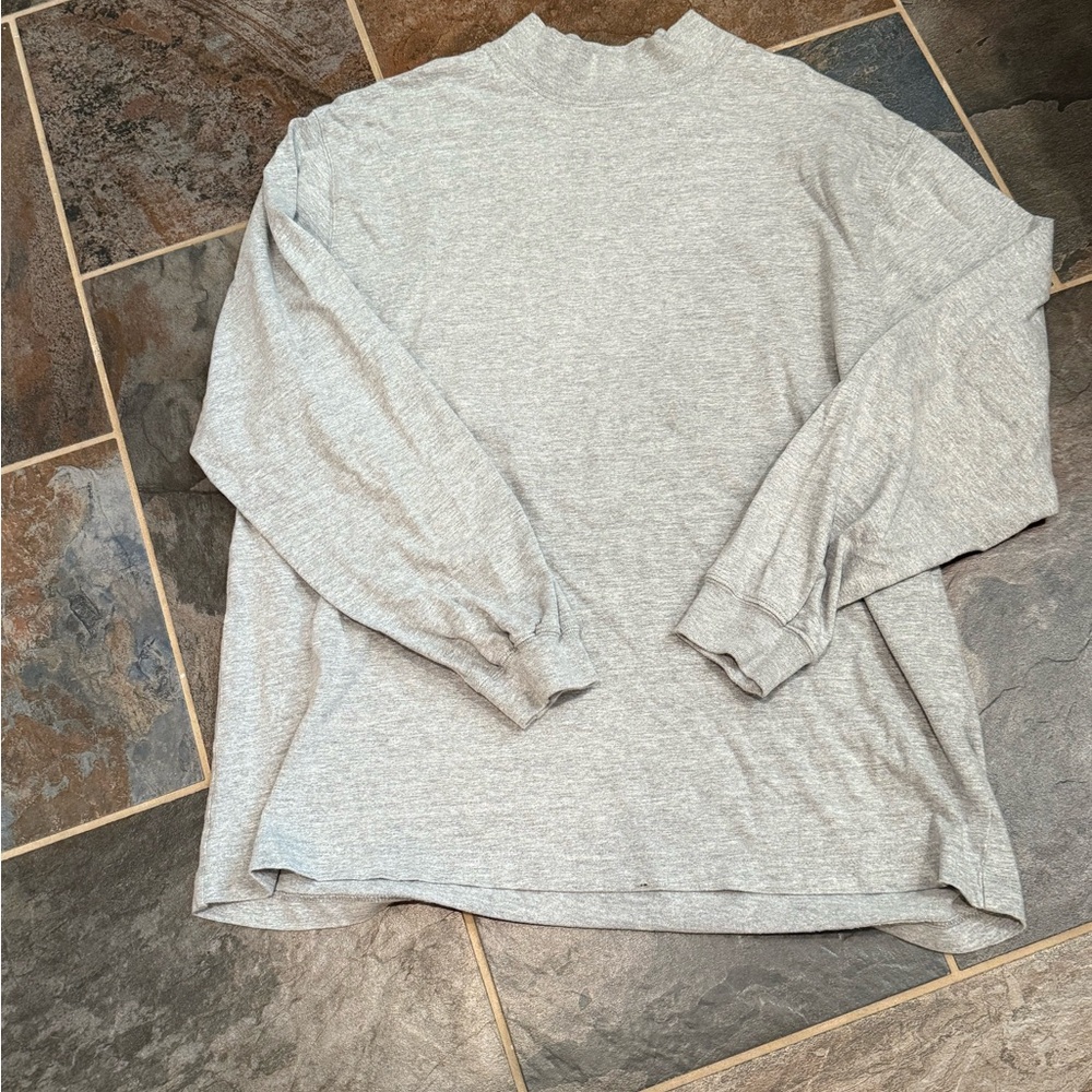 Pierre Cardin Heather Gray Long Sleeve Shirt